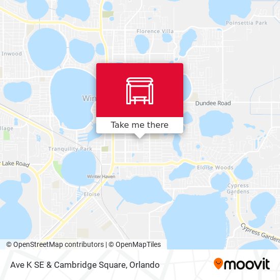 Ave K SE & Cambridge Square map