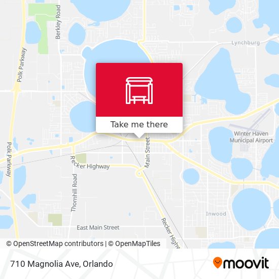 710 Magnolia Ave map