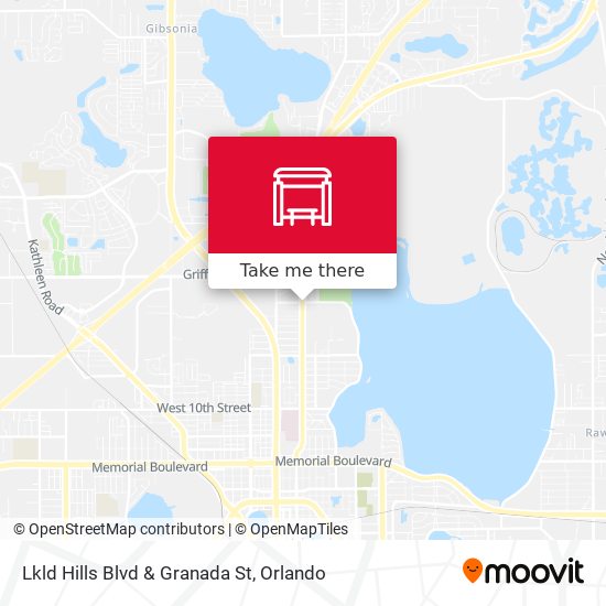 Lkld Hills Blvd & Granada St map