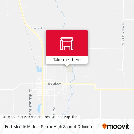 Fort Meade Middle-Senior High School map