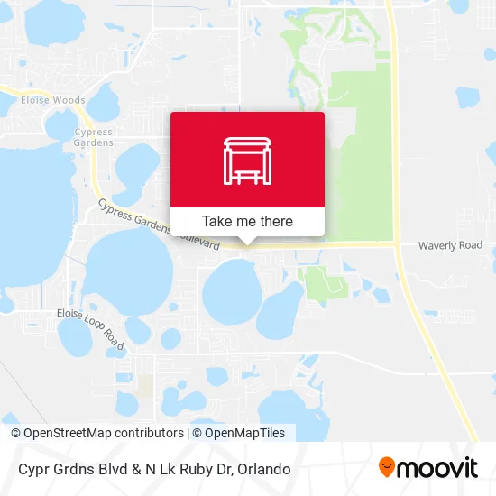 Cypr Grdns Blvd & N Lk Ruby Dr map