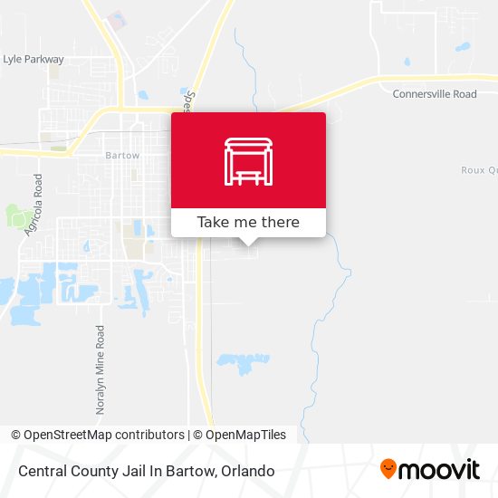 Central County Jail In Bartow map