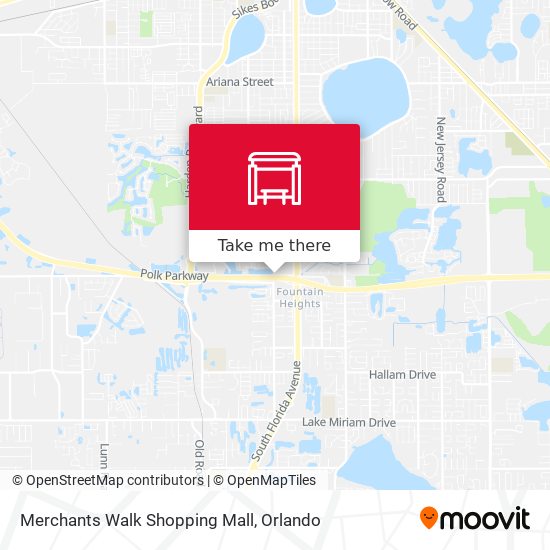 Mapa de Merchants Walk Shopping Mall