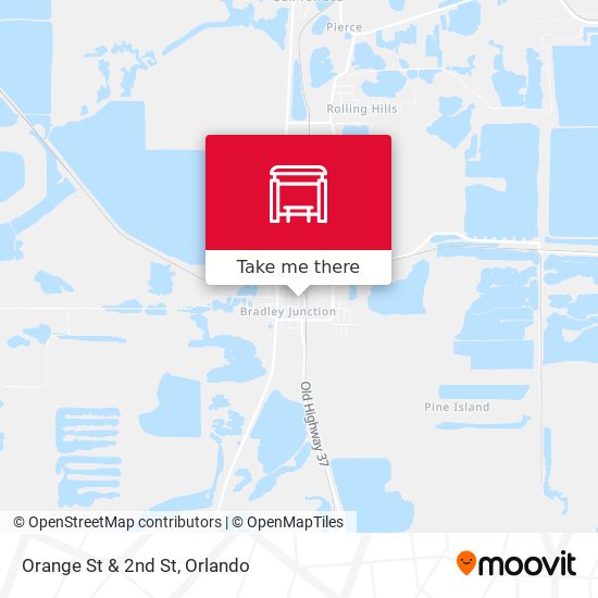 Mapa de Orange St & 2nd St