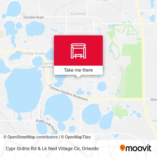 Cypr Grdns Rd & Lk Ned Village Cir map