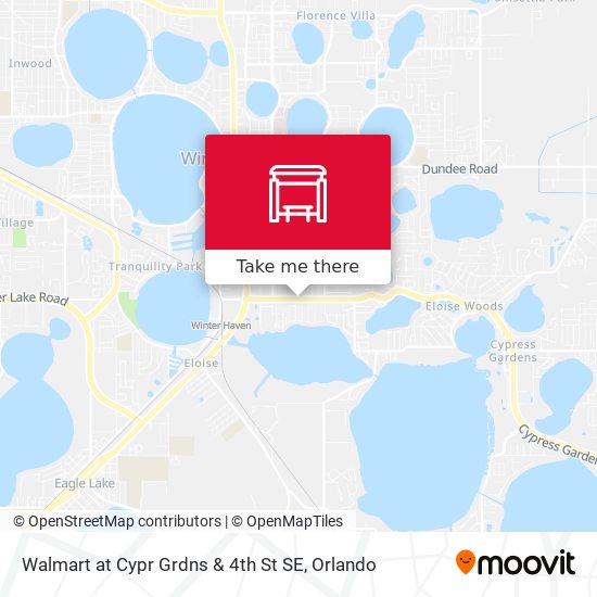 Walmart at Cypr Grdns & 4th St SE map