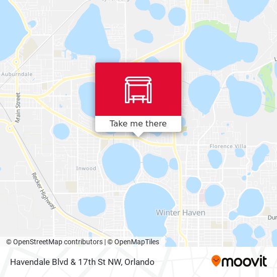 Havendale Blvd & 17th St NW map