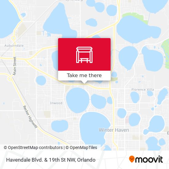 Mapa de Havendale Blvd. & 19th St NW
