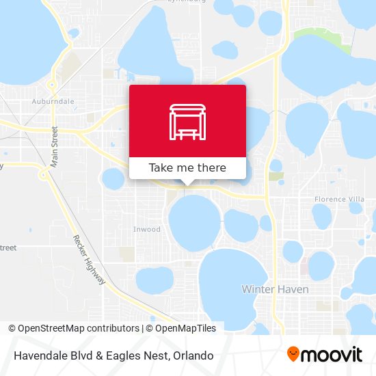 Havendale Blvd & Eagles Nest map