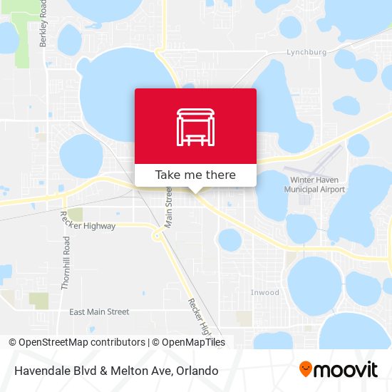 Mapa de Havendale Blvd & Melton Ave