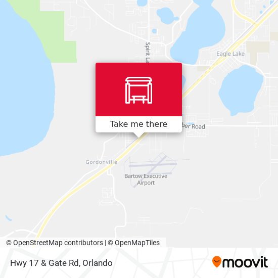 Hwy 17 & Gate Rd map