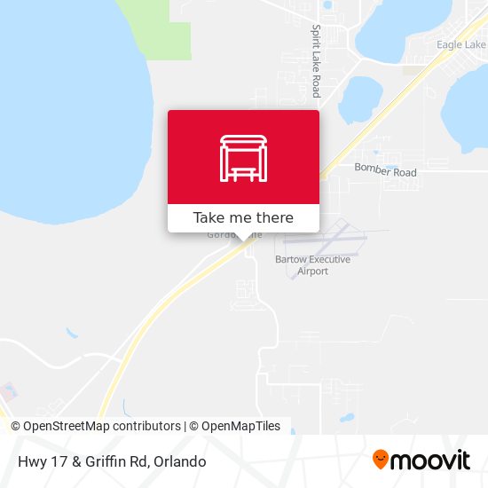 Hwy 17 & Griffin Rd map
