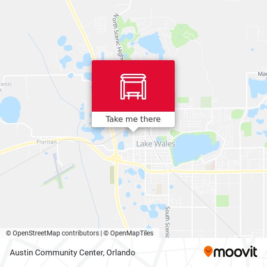Austin Community Center map