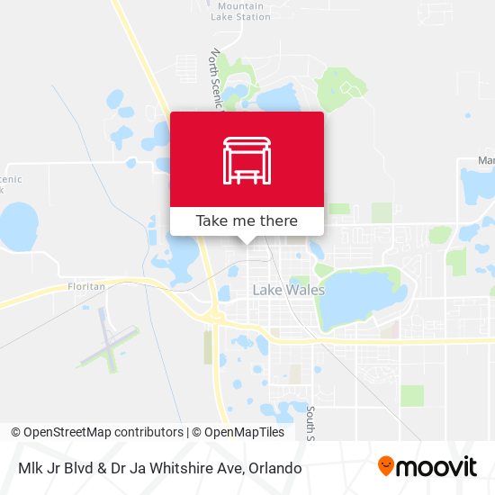 Mlk Jr Blvd & Dr Ja Whitshire Ave map