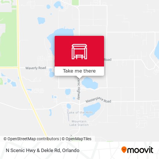 N Scenic Hwy & Dekle Rd map