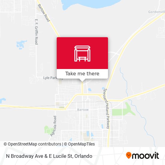 N Broadway Ave & E Lucile St map