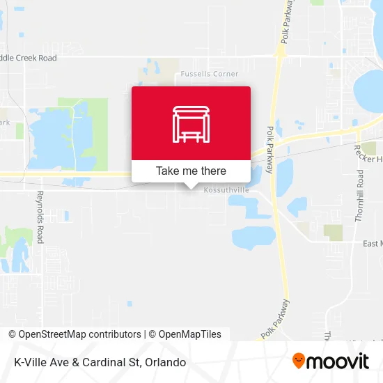 K-Ville Ave & Cardinal St map