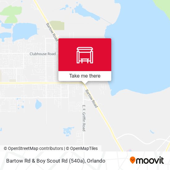 Mapa de Bartow Rd & Boy Scout Rd (540a)