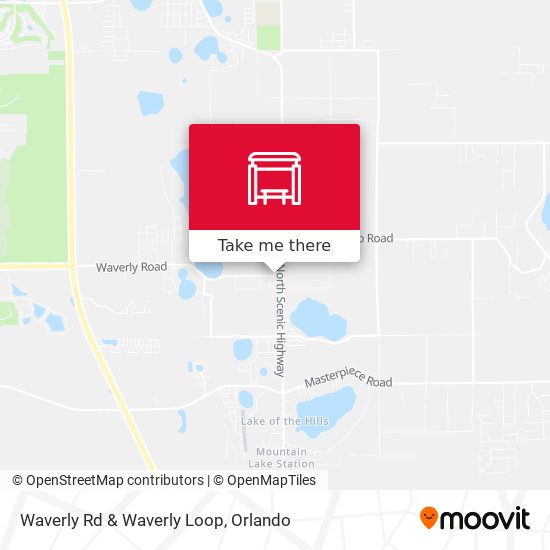 Mapa de Waverly Rd & Waverly Loop