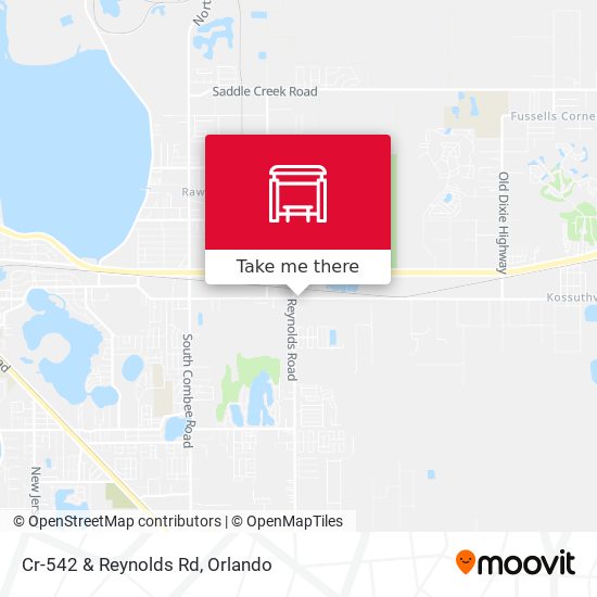 Cr-542 & Reynolds Rd map