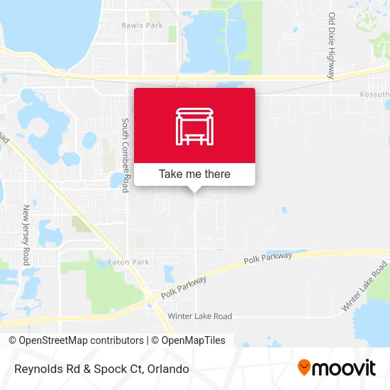 Reynolds Rd & Spock Ct map