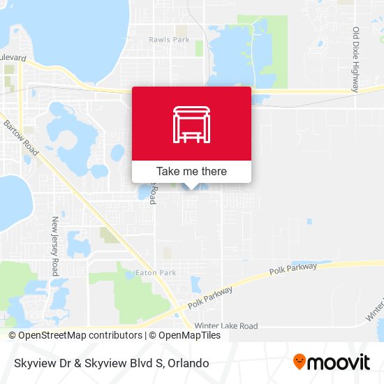 Skyview Dr & Skyview Blvd S map