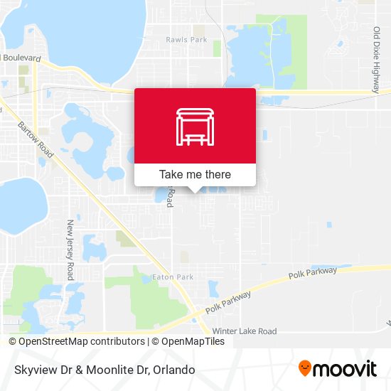 Skyview Dr & Moonlite Dr map