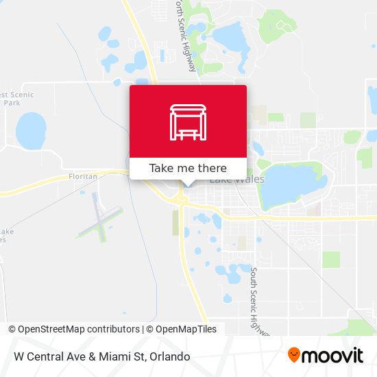 Mapa de W Central Ave & Miami St