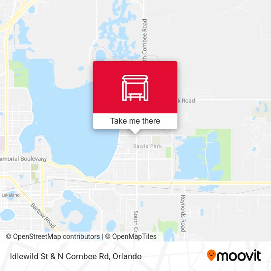 Idlewild St & N Combee Rd map