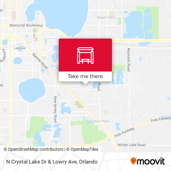 N Crystal Lake Dr & Lowry Ave map