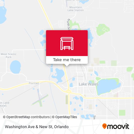 Mapa de Washington Ave & New St