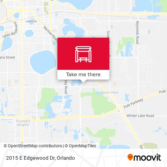 Mapa de 2015 E Edgewood Dr