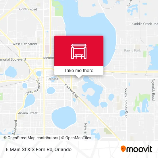 E Main St & S Fern Rd map