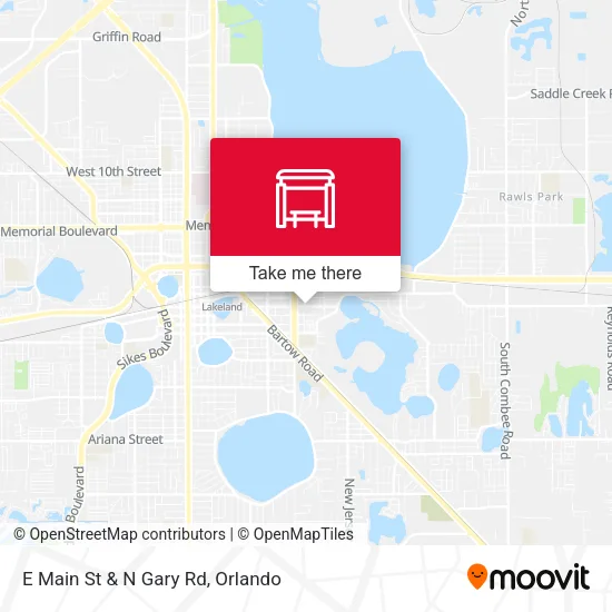 E Main St & N Gary Rd map