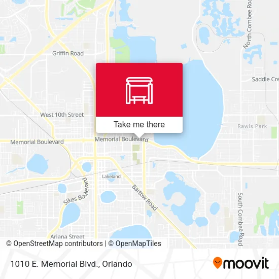 1010 E. Memorial Blvd. map