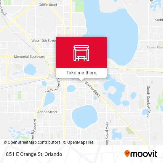 851 E Orange St map