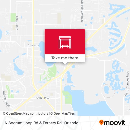 N Socrum Loop Rd & Fernery Rd. map