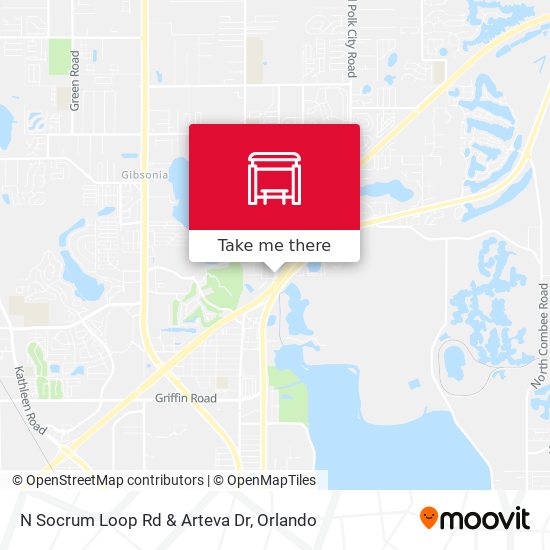 Mapa de N Socrum Loop Rd & Arteva Dr