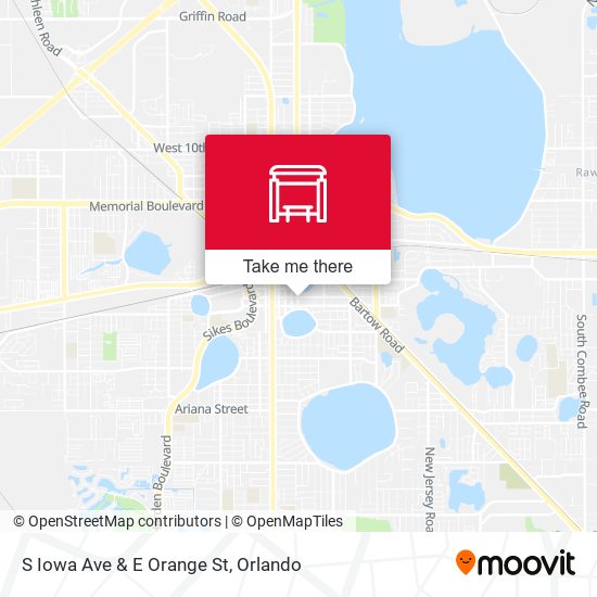 S Iowa Ave & E Orange St map
