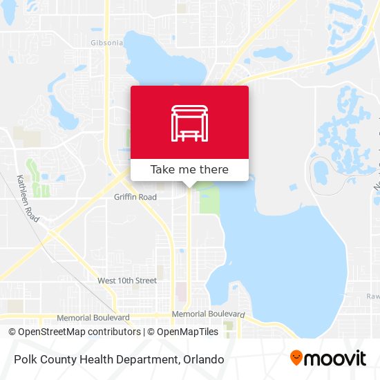 Polk County Health Department map