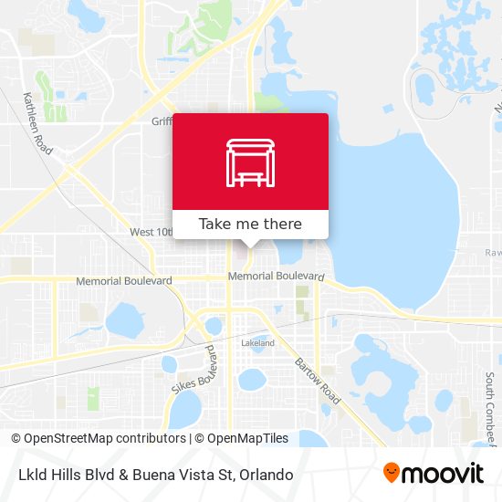 Lkld Hills Blvd & Buena Vista St map