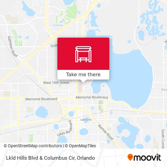 Lkld Hills Blvd & Columbus Cir map