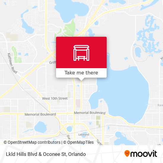 Mapa de Lkld Hills Blvd & Oconee St