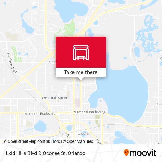 Lkld Hills Blvd & Oconee St map