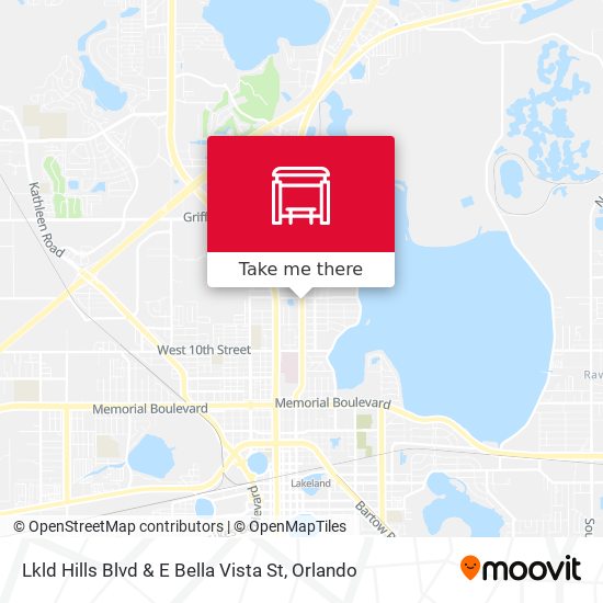 Lkld Hills Blvd & E Bella Vista St map