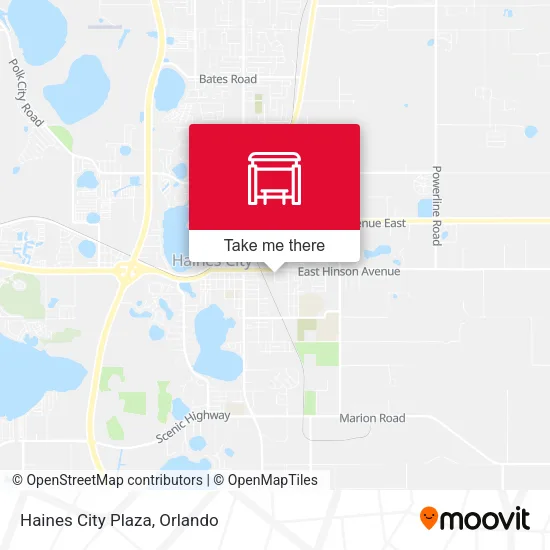 Haines City Plaza map
