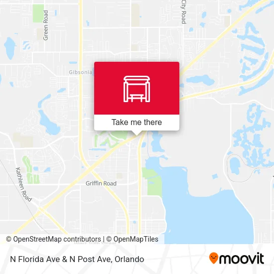 N Florida Ave & N Post Ave map