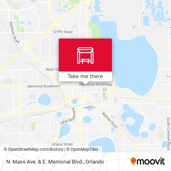 N. Mass Ave. & E. Memorial Blvd. map