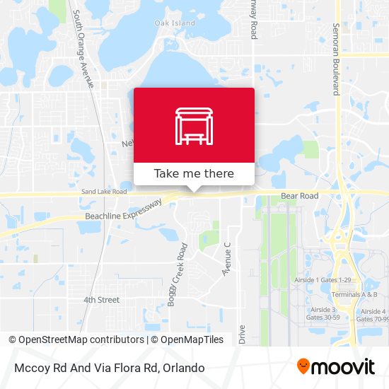 Mccoy Rd And Via Flora Rd map