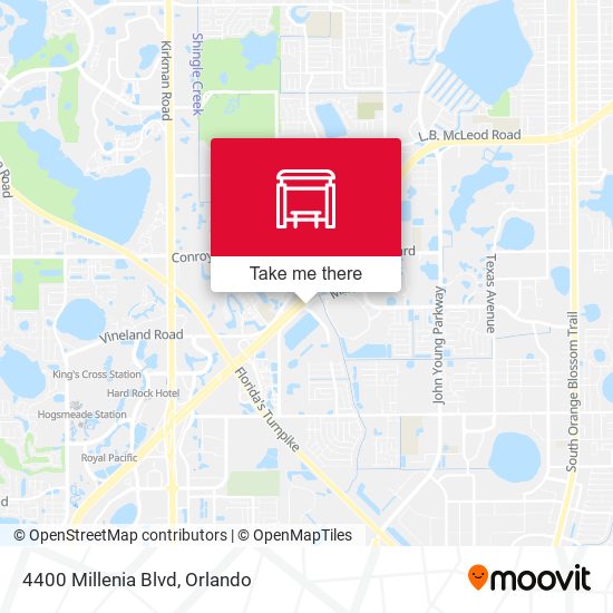 4400 Millenia Blvd map